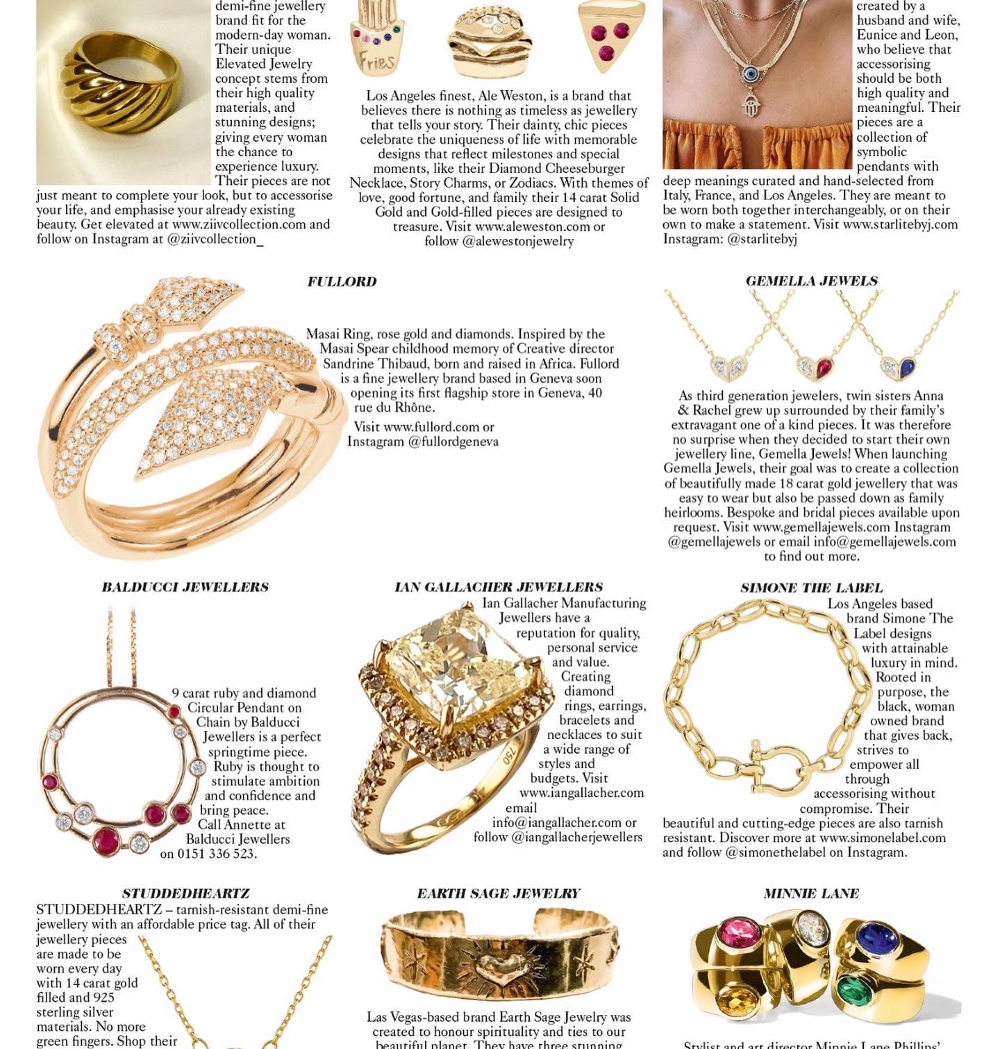 Earth Sage Jewelry in Vogue UK