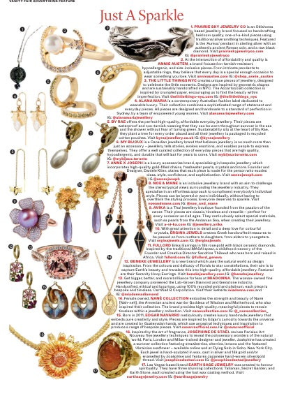 Just a Sparkle Vanity Fair UK