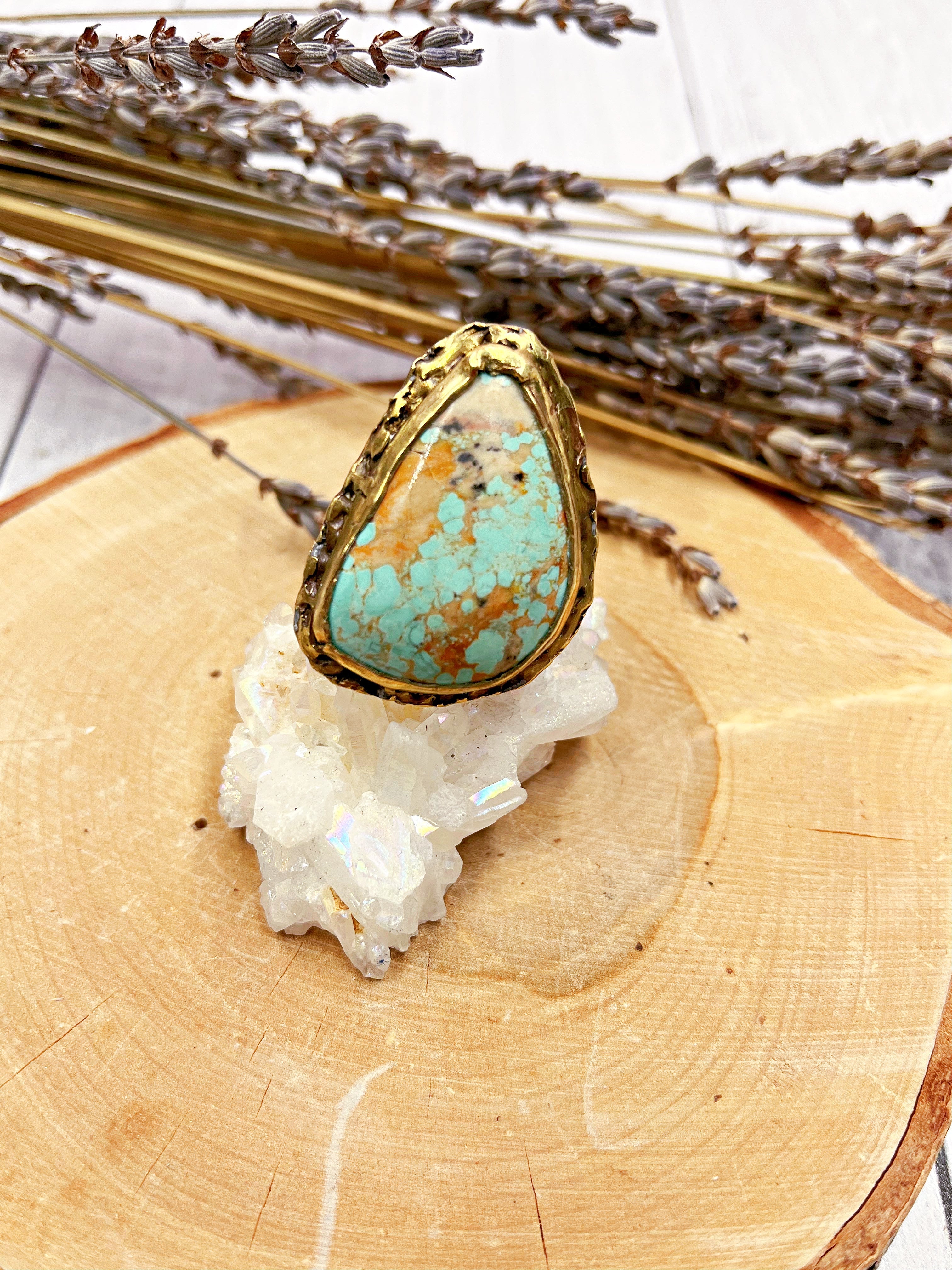 Heirloom Royston Turquoise Ring | Earth Sage Jewelry