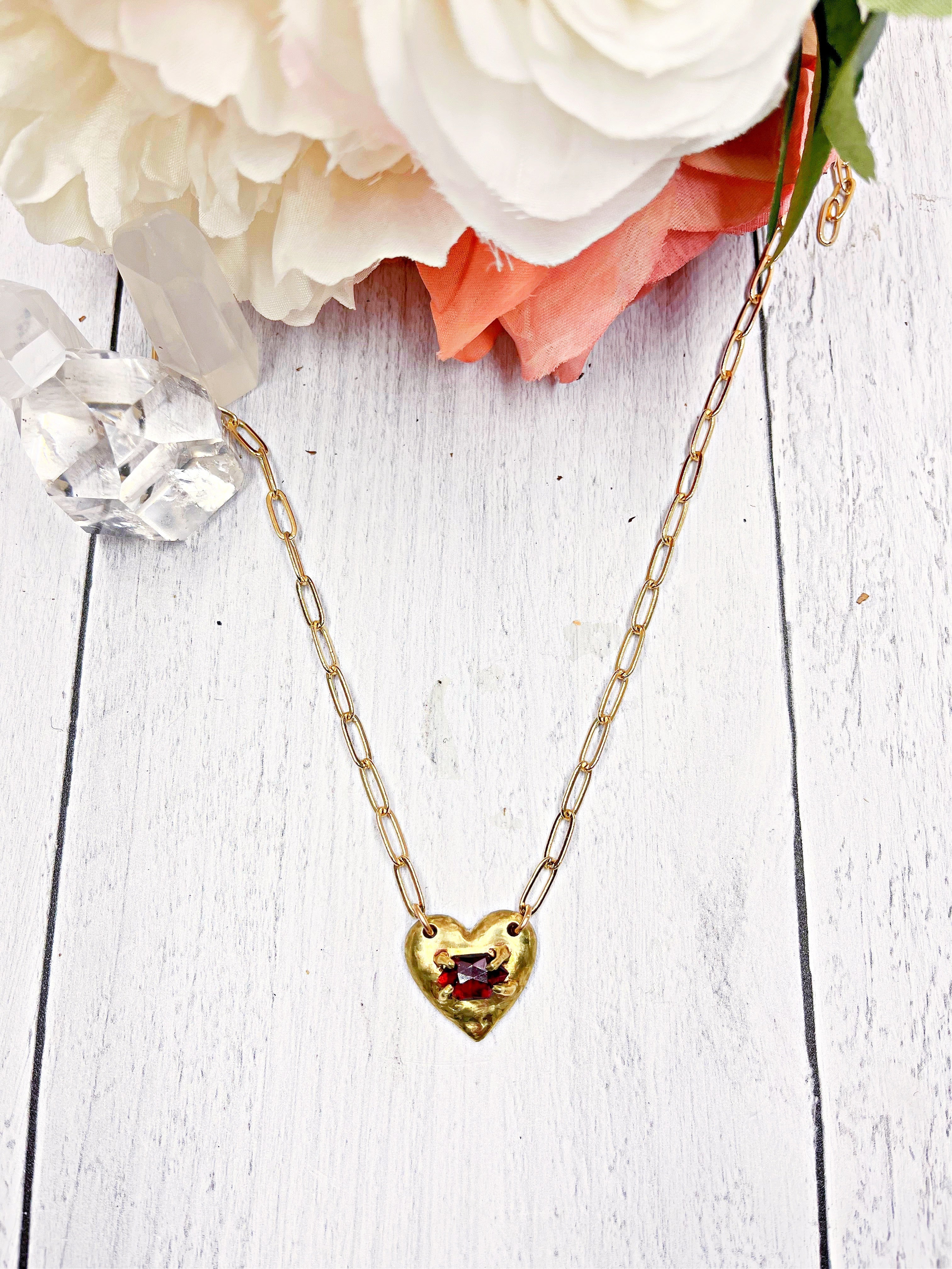 Cupid Heart Necklace | Earth Sage Jewelry