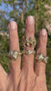 Student rings cast in recycled brass