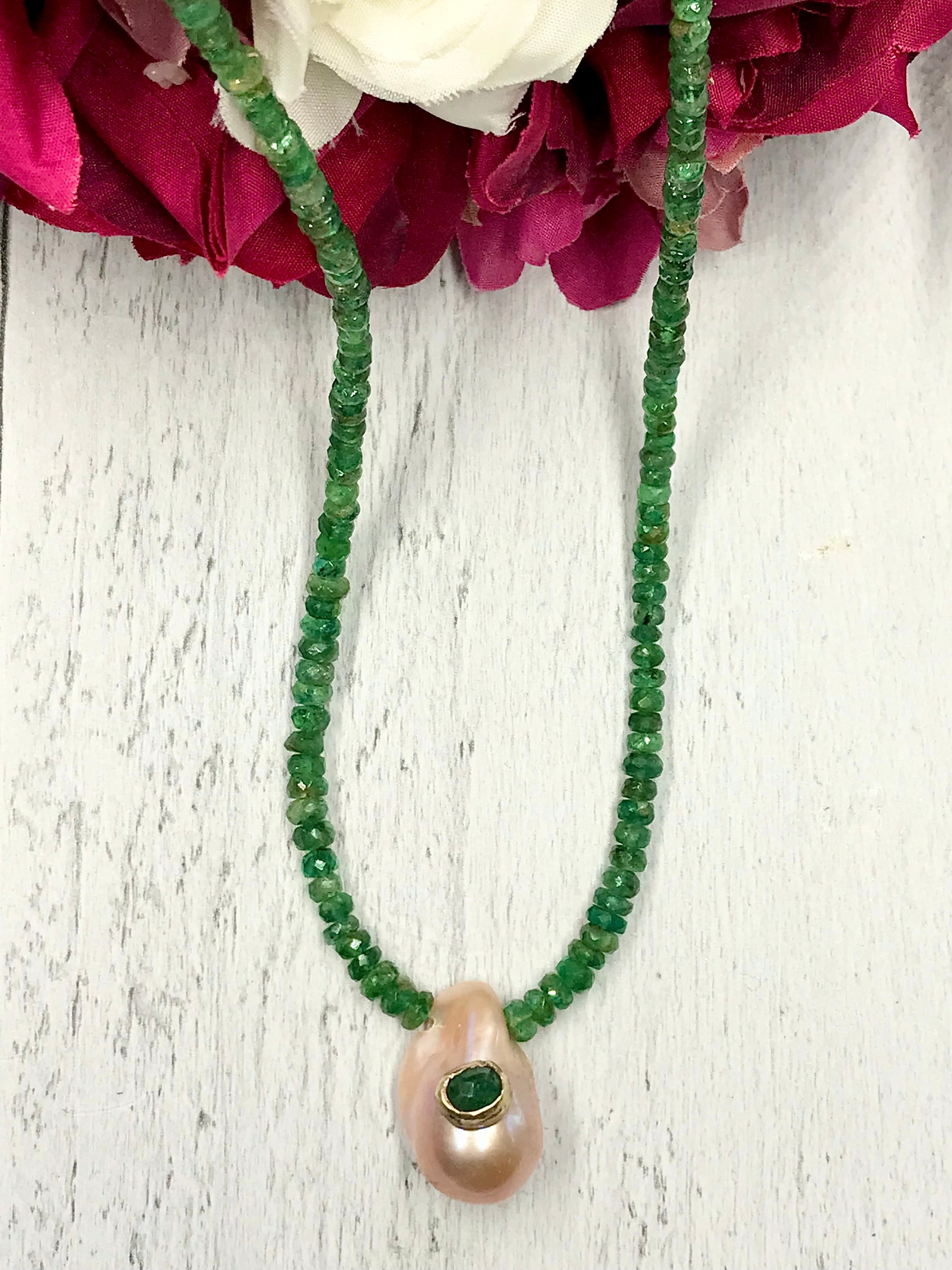 Emerald goddess pendant | Earth Sage Jewelry