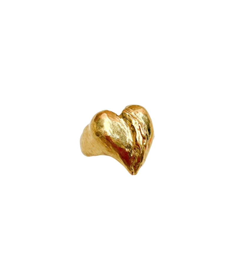 Kintsugi Heart ring | Earth Sage Jewelry